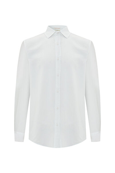 Mudo Regular Fit Textured Long Sleeve Shirt