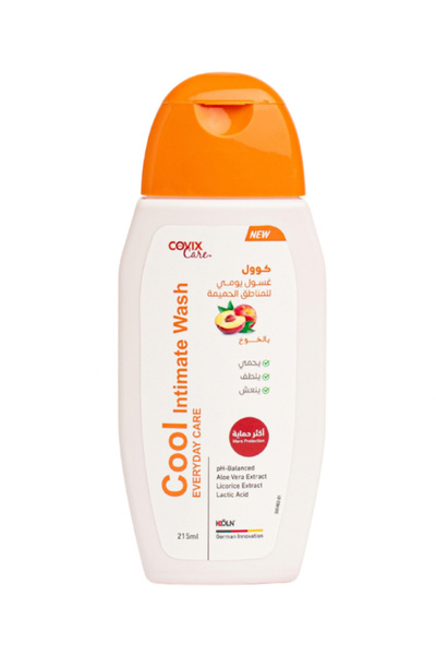 COVIX CARE غسول يومي للمناطق الحميمة بالخوخ للنساء - 215 مل