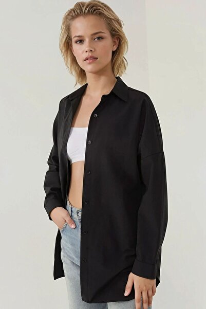 Hiccup Relaxed Fit Long Sleeve Linen Blend Shirt