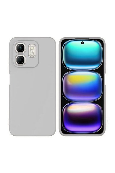 HANPORIUM جراب سيليكون متوافق مع هاتف Infinix Smart 9 - غطاء مرن بلون باستيل ...