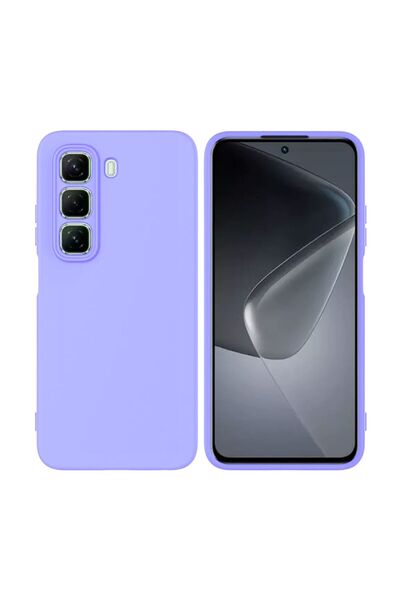 HANPORIUM جراب سيليكون متوافق مع هاتف Infinix Hot 50 Pro Plus - غطاء مرن بلون...