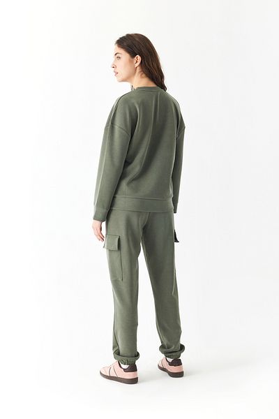 Mudo Elastic Waist Cargo Track Pants