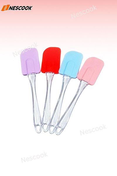 nescook Silicone Spatula Dough Spatula Removable Silicone Baking Spoon Heat Resistant Non Stick