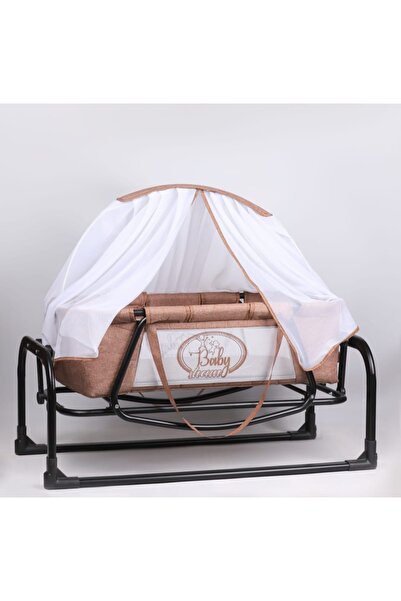 3 Farklı Pozisyonda Kullanılır Keten Kumaş Anne Yanı Beşik & Ana Dizi beşik & Portbebe Beşik