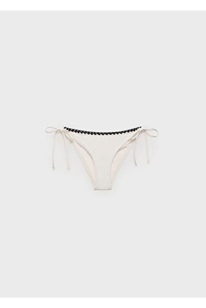 MANGO Woman Bikini mit Kontrastbesatz