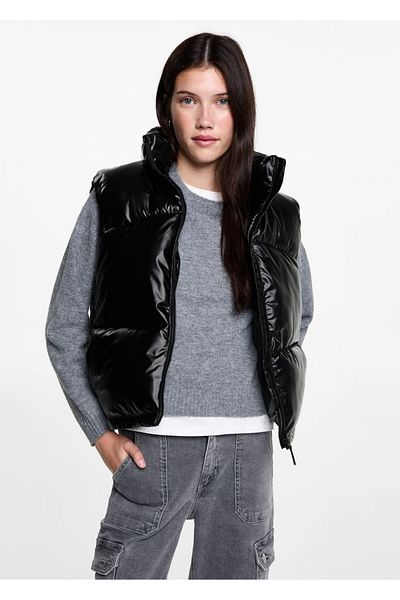 Mango Teen Quilted Vest with Pockets