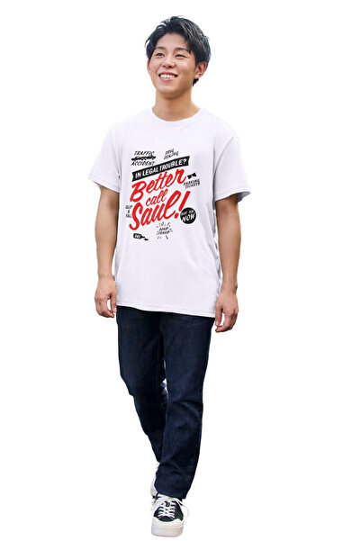 Texclusive Majica Better Call Saul, bela unisex majica Breaking Bad