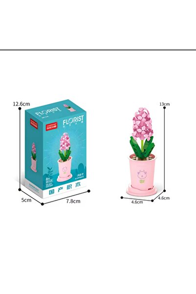 womi Florist Sümbül Hediyelik Çiçek Blok Yapı Taşı