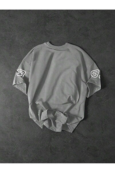 Vordevia Chicago Multi Printed Oversize Cotton T-Shirt