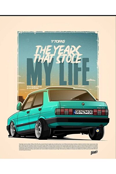 Sticksy Tofaş Şahin Doğan Duvar Posteri , Kalın Kağıt - Kaliteli Baskı