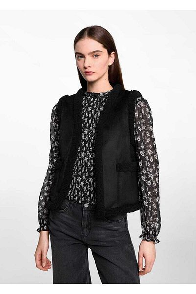 Mango Teen Sheep Wool Mixed Vest