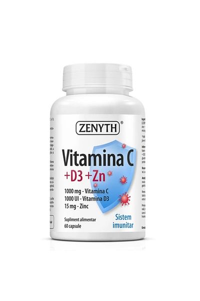 ZENYTH Vitamina C D3 Zn 60cps