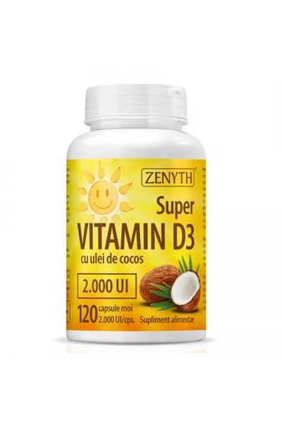 ZENYTH Supervitamina D3 2000ui 120 Cps