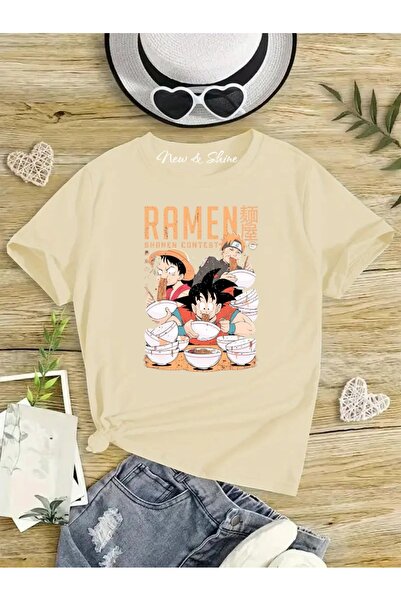 New Shine RAMEN EATER THREE ANIME ŠTAMPANA VELEKLADE DJEČJA MAJICA