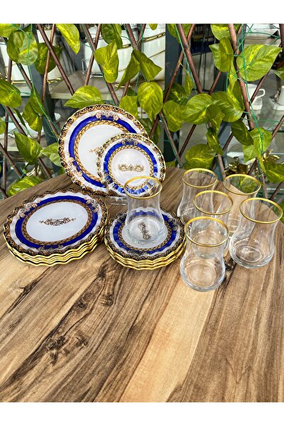 GÜRCÜGLASS Gürcüglass taç 18 prç çay keyfi