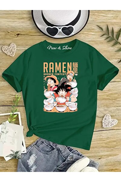 New Shine RAMEN EATER THREE ANIME ŠTAMPANA VELEKLADE DJEČJA MAJICA
