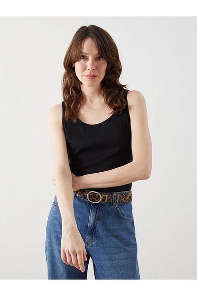 LC Waikiki Γυναικείο εσώρουχο LCWAIKIKI Classic Blue U-Neck