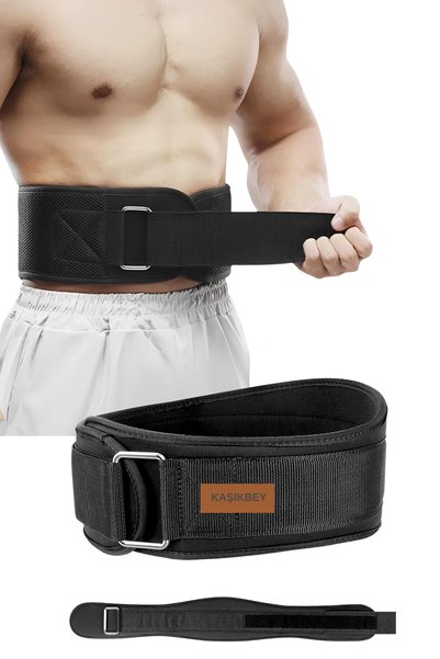 KAŞIKBEY Waist Weight Belt Muscle Building Belt Fitness Belt Weight Lifting Belt Waist Support Belt