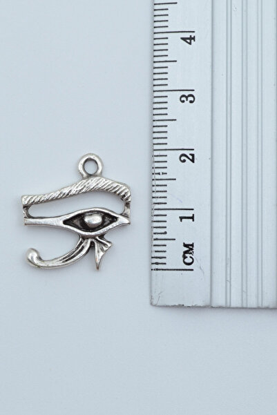 Bu Farklı Minimal Horos'un - Ra'nın Gözü Gümüş Kaplama Düz Zincir Kolye