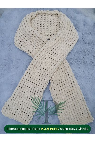 Alize Φουλάρι PALM PUFFY ΜΠΕΖ