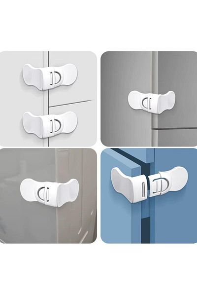 jetfast 4 bucăți mâner ușă protecție pentru copii ușă, balcon și încuietoare de siguranță pentru dormitor