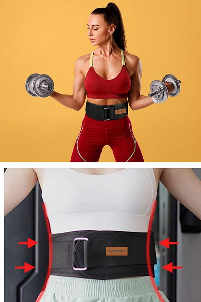 KAŞIKBEY Cureaua de greutate pentru talie Cureaua de culturism Cureaua de fitness Cureaua de ridicare de greutati Cureaua de sustinere a taliei