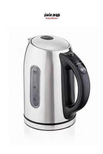 Kroos Stainless Steel Electric Kettle, 1.7L Capacity, Stainless Steel Color, Ergonomic Design, HM-664