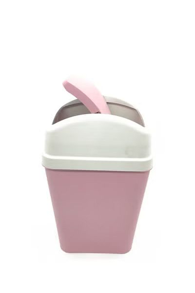 co arma Pink tipping waste container suitable for offices and living rooms