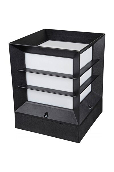 ZERPA Izgara Küp Set Üstü Bahçe Aydınlatma Armatürü-siyah