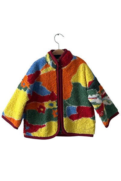 Nu Ka Kids Kız Erkek Çocuk Hırka Renki Hırka Unisex Çocuk 4-5 Yaş