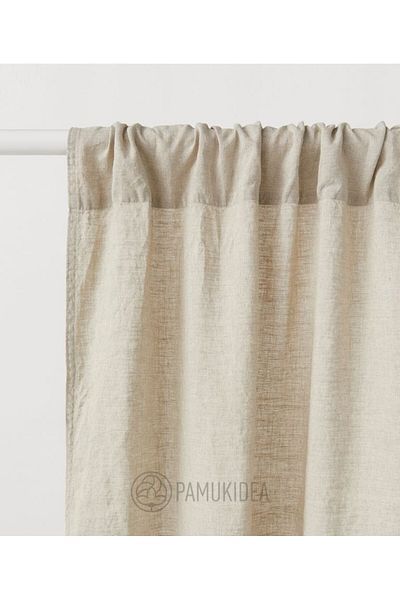 pamukidea Cortina Briz Vintage - 100% bumbac, in Buldan rustic, design natural