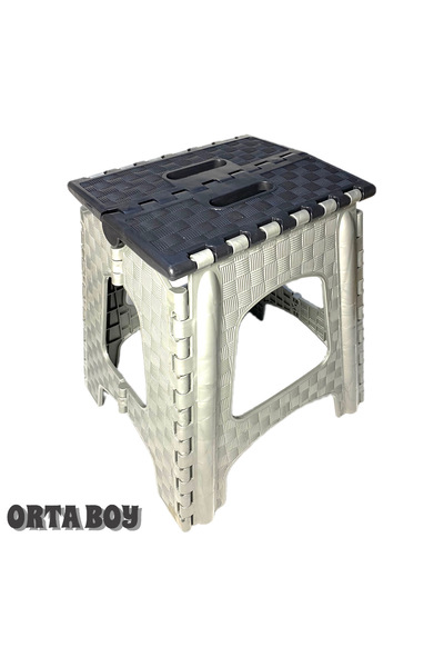 ViZKA Orta Boy Katlanır Tabure , Plastik Kamp Ve Balıkçı Taburesi 1.kalite