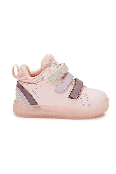 Vicco Rainbow Işıklı Ortopedik Çocuk Boğazlı Spor Ayakkabı Pudra