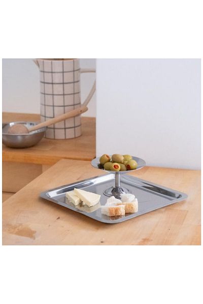 Store Bayro Metal Square Service Presentation Tray