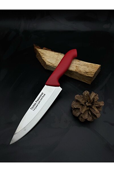 Türköz T-5 ÇUBUK ÇELİK PLASTİK SAPLI CHEF BIÇAĞI