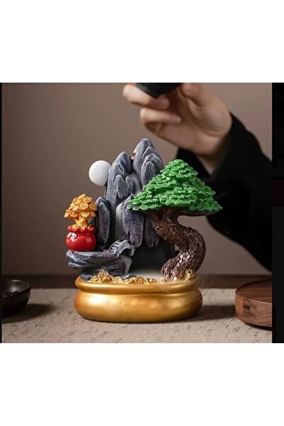 Show Art Hediyelik Dağ Geri Akış Şelale Tütsülük(16x12cm)