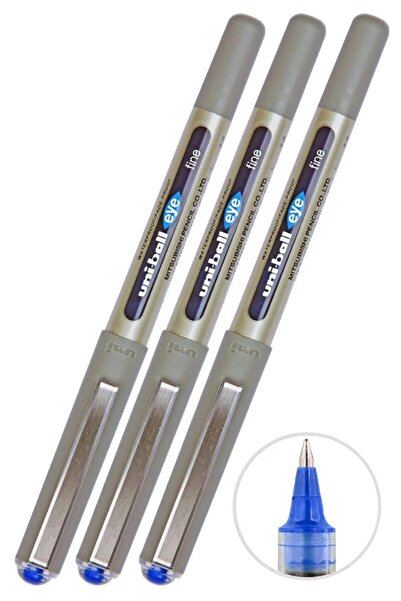 Artlantis Pix albastru Pilot 3 bucăți Uniball Eye Fine 0,7 mm Roller Pilot Pe...