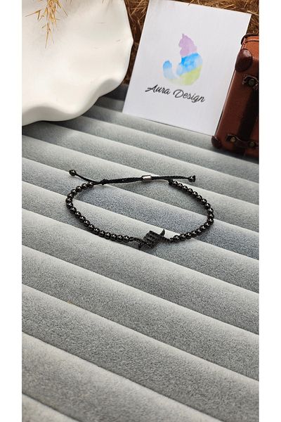 AURA Steel Men's Bracelet with Zircon Stone