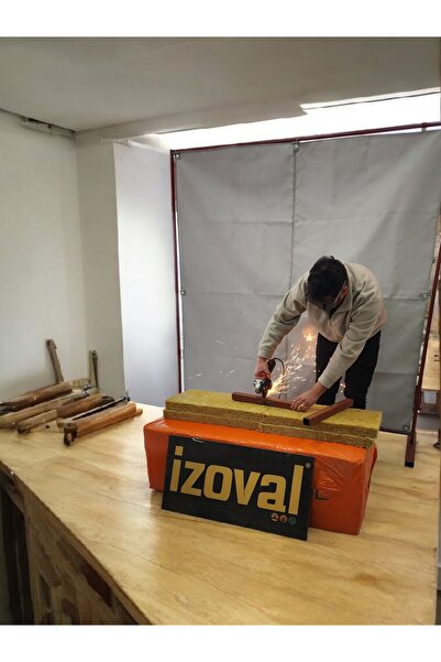 izoval YANMAZ KAYNAK , KIVILCIM PERDESİ AYAKLI TEKERLİ VE PROFİLLİ 2X2 Metre