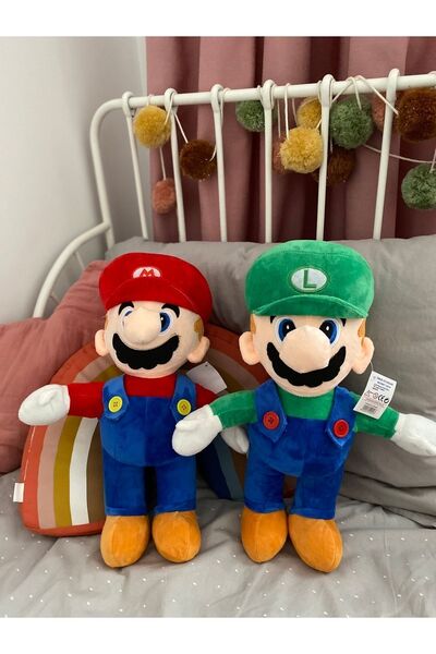 u-toys Peluş Süper Mario Kardeşler 2’li Set