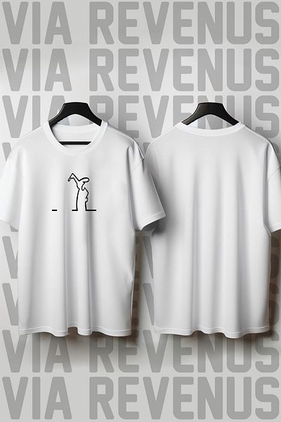 Vordevia Mr. Curious / Mr. Μπλουζάκι Unisex με στάμπα Linea Crew Neck Wide Fit