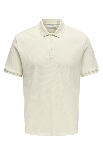 Only & Sons Onsderek 100% βαμβακερό κανονικό μπλουζάκι με κουμπιά γιακά πόλο ανδρικό μπλουζάκι με λαιμόκοψη POLO 22032