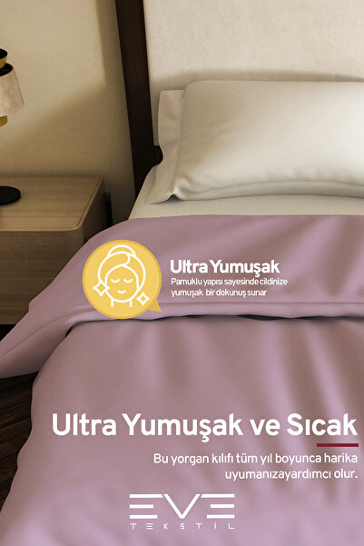 Eve Tekstil Cotton Modern Duvet Cover Quilt Cover 220X240 cm Antiallergic Personality