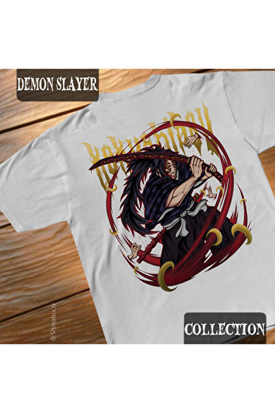 SHINOBIX تي شيرت شيطان القاتل أنيمي كوكوشيبو كبير الحجم