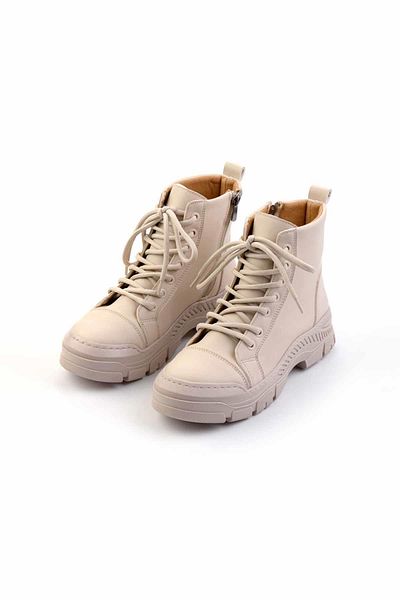 Bambi Μπεζ Γυναικείες Μπότες - K02216021509 Model Bootie