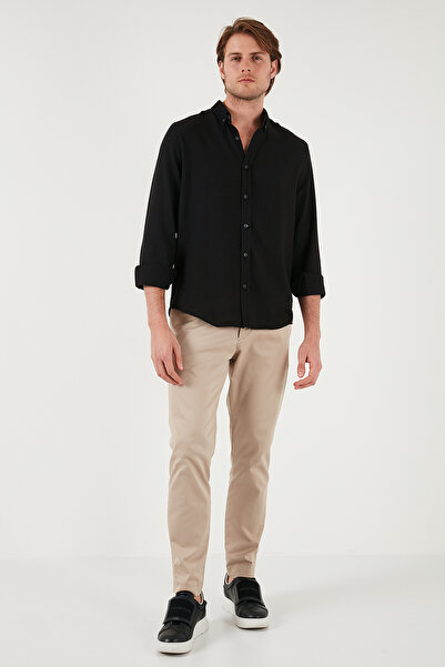 Buratti Regular Fit Long Sleeve Button Collar Shirt Men's Shirt Cf25S 116777