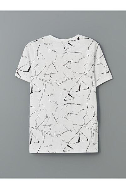 LC Waikiki LCW Kids Bisiklet Yaka Marvel Baskılı Erkek Çocuk Şortlu Pijama Takımı