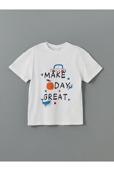 LC Waikiki Boys Printed T-Shirt and Shorts - Set of 2