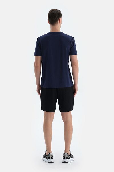 Dagi Μπλουζάκι Modal με τυπωμένο ανδρικό σύνθημα Navy Blue