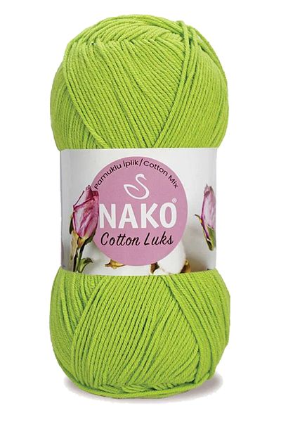 NAKO Alray 5 Pieces Cotton Luxury Vest Tunic Sweater Blouse Cardigan Yarn Wool Pistachio Green 97567